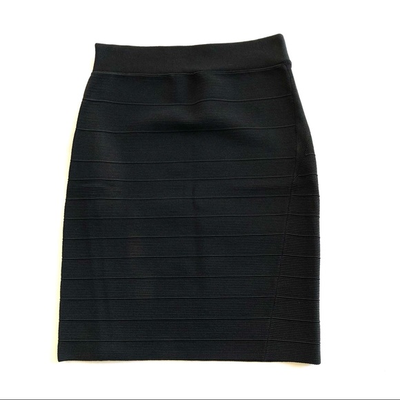 Maje Black Bandage Skirt with Zipper - Picture 2 of 5